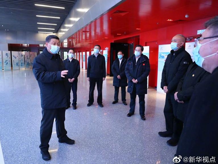 習近平考察北京冬奧會、冬殘奧會籌辦工作